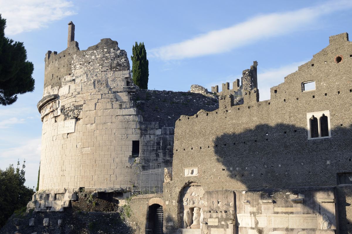 Appian Way Archaeological Park - Mausoleum of Cecilia Metella and Church of San Nicola