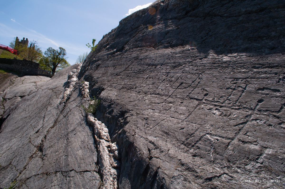 Rock Engravings Park with the Rupe Magna of Grosio